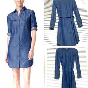 Kut from the Kloth Button Up denim dress xs